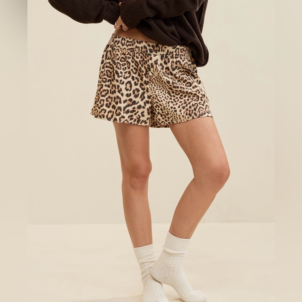 aerie Flannel Girl Boxer